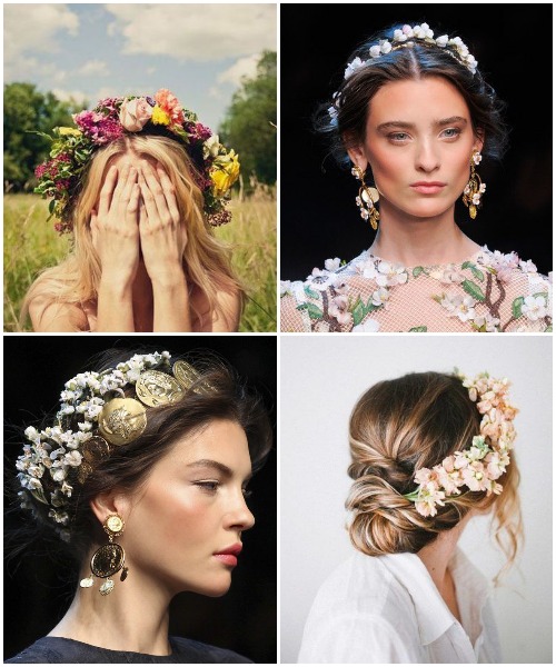 Spring 2014 Beauty - Flowers In Her Hair