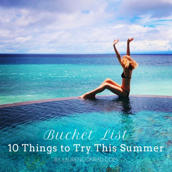 Tuesday Ten: Summer Bucket List