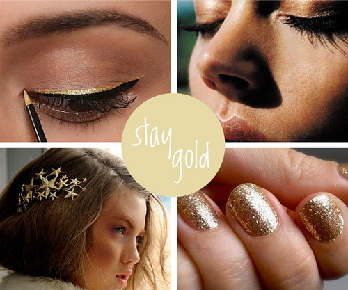 Beauty Note: Go for the Gold! Beauty Note: Go for the Gold!