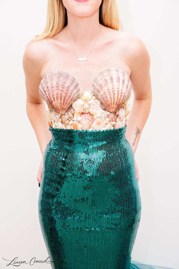 Lauren Conrad's DIY Mermaid Halloween Costume {easy to make and so cute}