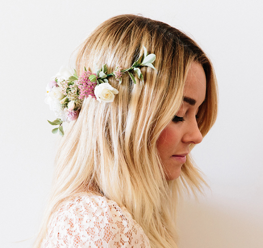 flower crown head