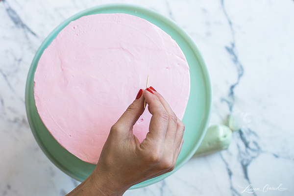 Edible Obsession: The Easiest Cake Lettering Tutorial Ever - Lauren Conrad