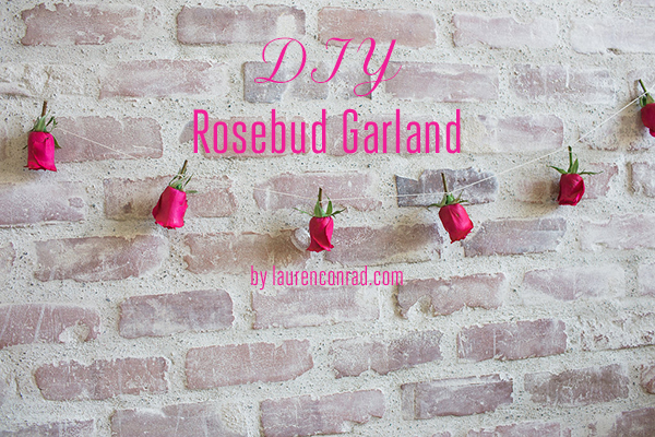 Inspired Idea: DIY Rosebud Garland