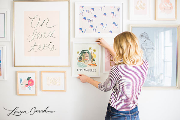 LaurenConrad.com's Gallery Wall