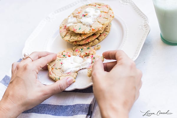 Edible Obsession: Marshmallow Sprinkle Sugar Cookies