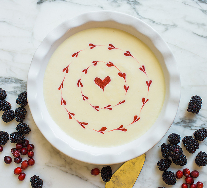 Edible Obsession: DIY Heart Cheesecake