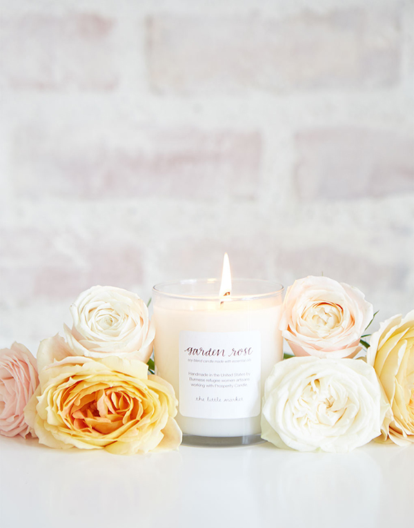 Garden Rose Candle {The Little Market}