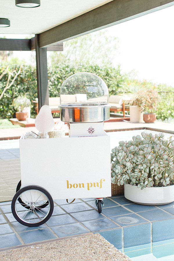 The Bon Puf Cotton Candy cart!