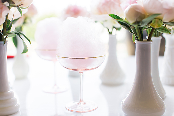 Cotton Candy Champagne Cocktails {heaven in a glass}