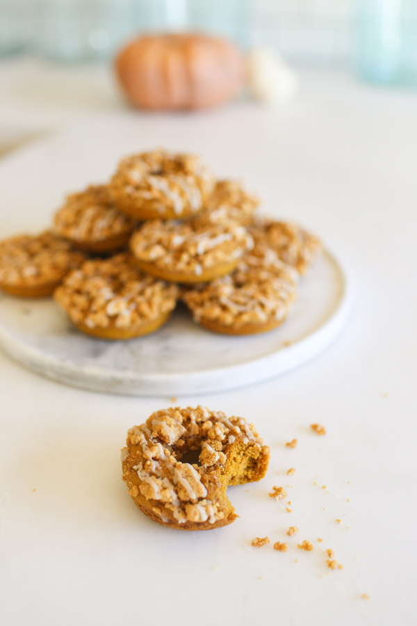 Pumpkin donuts that are sure to make your mouth water.