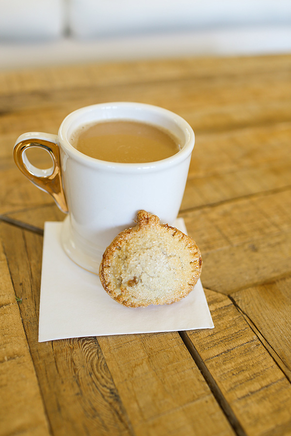 Serve these mini pear hand pies with coffee.