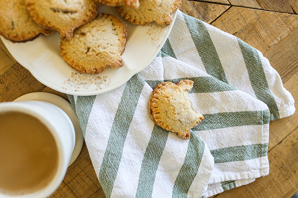 Pumpkin-shaped hand pies.