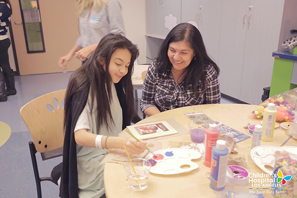 We quickly found out that painting picture frames was the perfect craft for children of all ages!