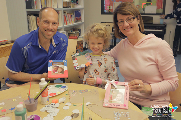 The most rewarding part of our time crafting at Children’s Hospital Los Angeles was seeing the smiles on the faces of both the children and their parents.