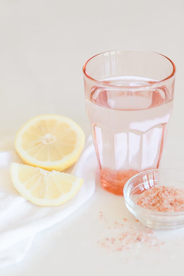 The benefits of drinking pink salt water by LaurenConrad.com