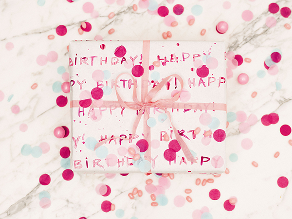 Happy Birthday On Pink  Birthday wrapping paper, Pink happy birthday, Happy  birthday design