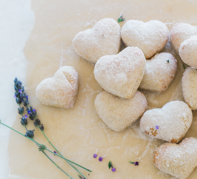 Edible Obsession: Baked Cinnamon Sugar Valentine's Donuts - Lauren Conrad