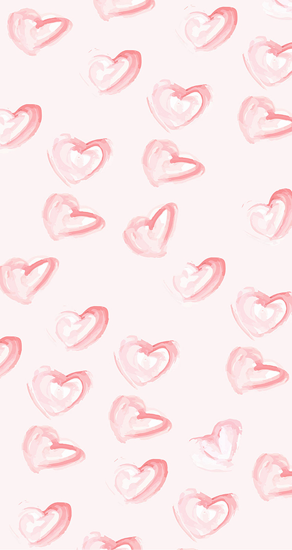 Heart pattern iPhone wallpaper