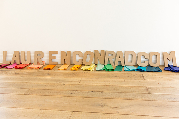 How to create piñata letters by LaurenConrad.com