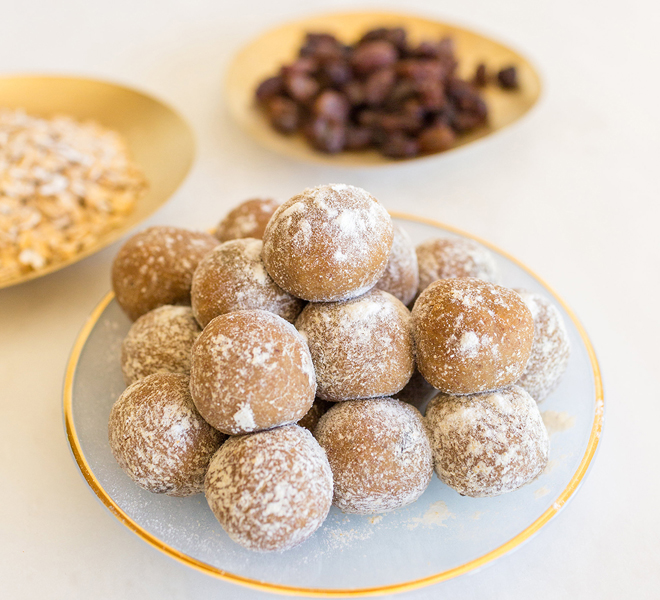 Recipe Box: Healthy No-Bake Oatmeal Raisin Cookie Bites