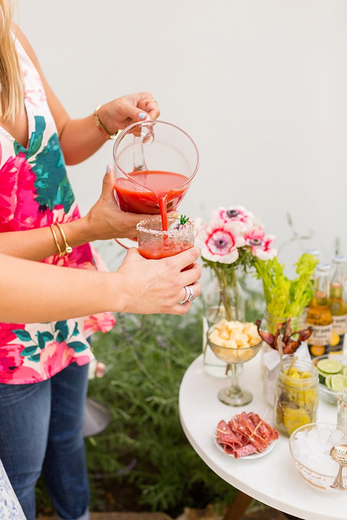 If you're looking for the perfect summer party drink, learn how to put together this Bloody Mary bar from Lauren Conrad