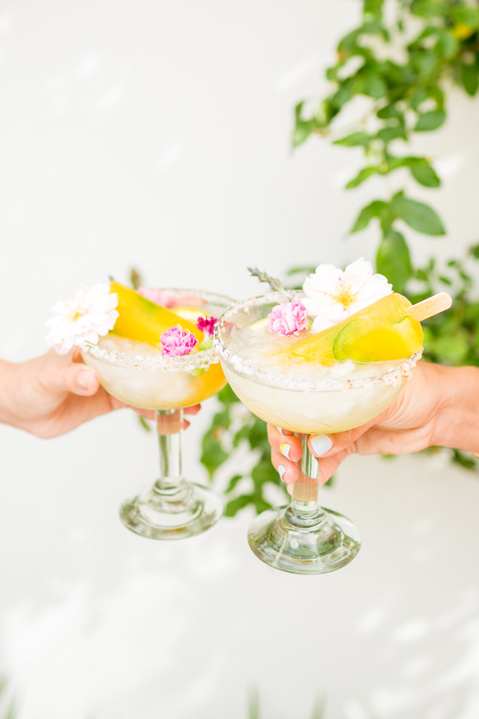 Homemade margarita poptails on LaurenConrad.com