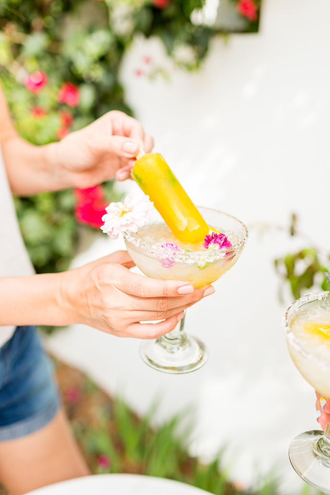 Spicy Mango Margarita Poptail recipe on LaurenConrad.com