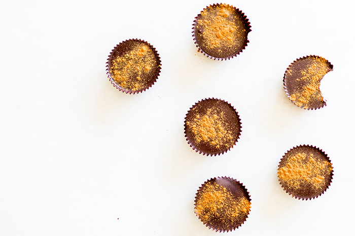 Healthy alternative almond butter cups on LaurenConrad.com