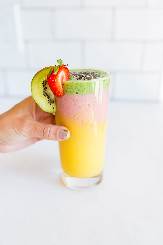 Get the recipe for these refreshing summer smoothies on the blog