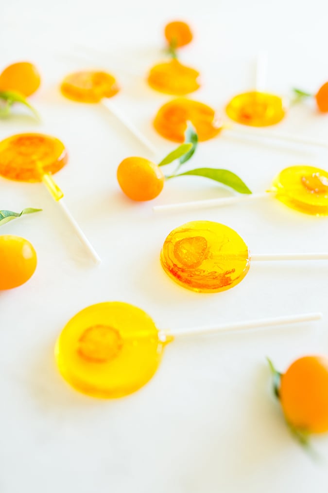 Whip up a batch of these bright summery lollipops for a sweet treat