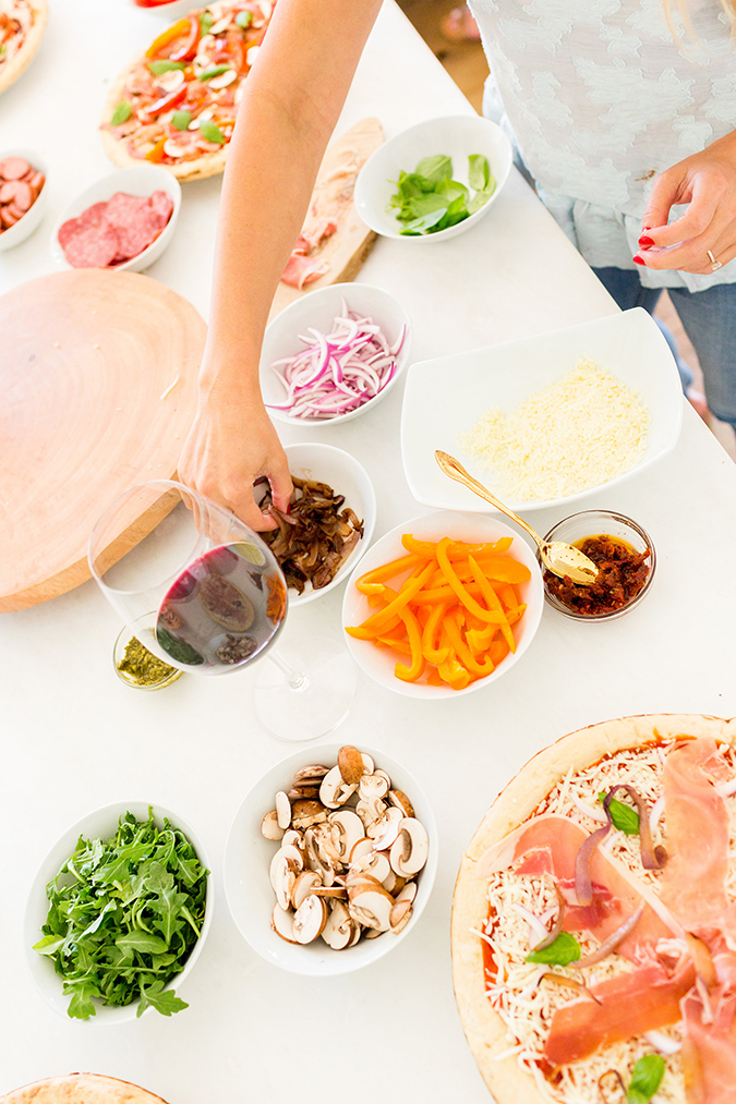 The perfect toppings for a build-your-own pizza party