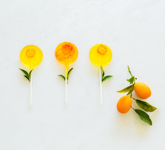 Edible Obsession: Homemade Kumquat Lollipops