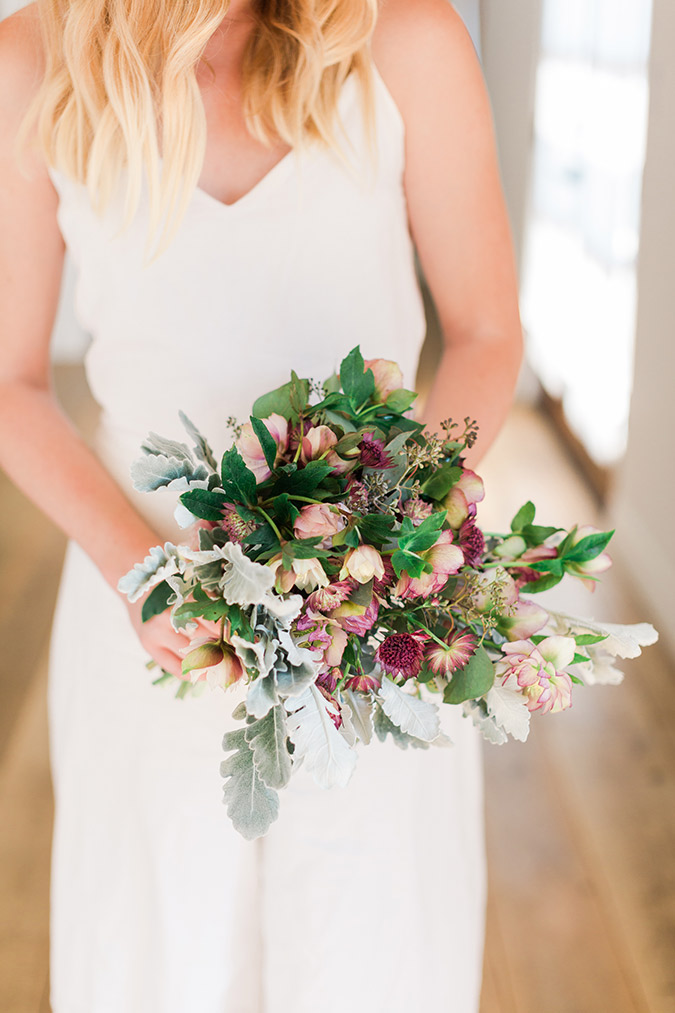 DIY fall bridal bouquet