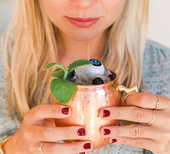 Lovely Libations: BOO-berry Moscow Mule