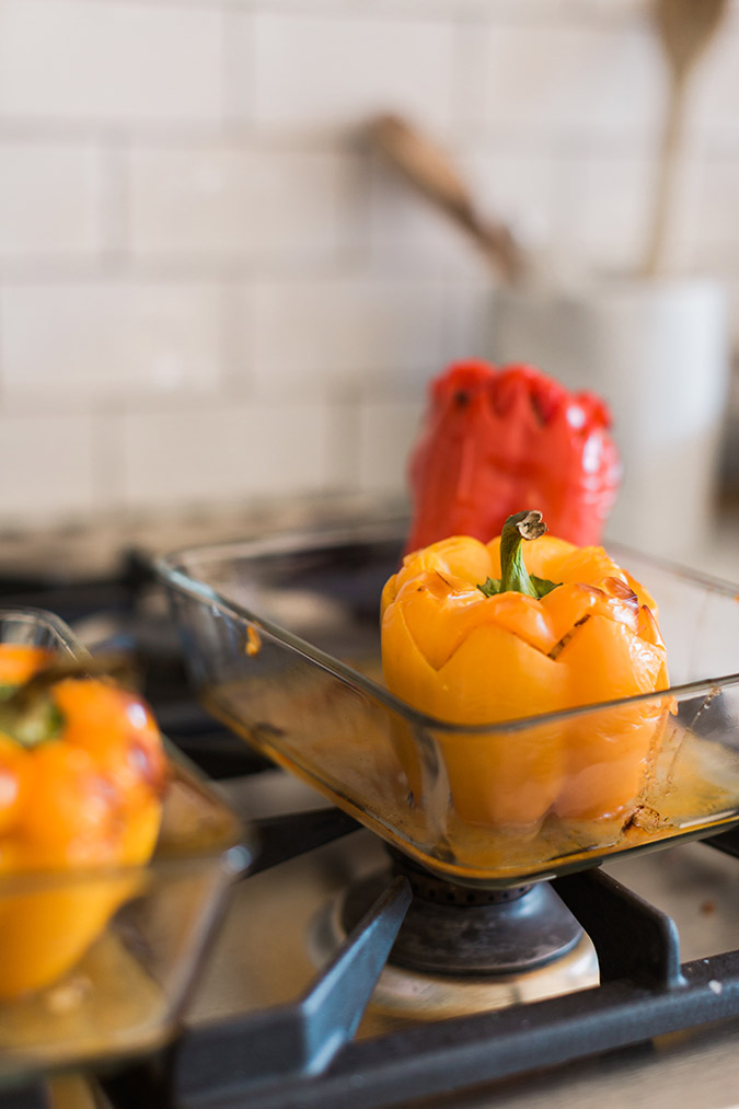 Halloween stuffed Bell Peppers