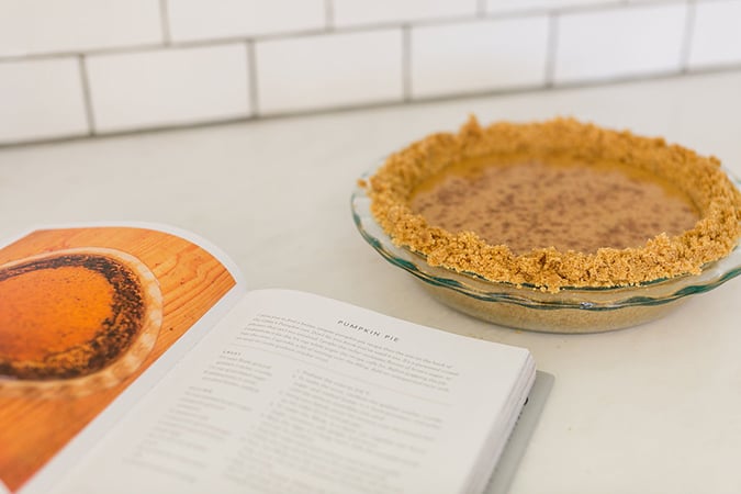 Get the recipe for Lauren's perfect pumpkin pie