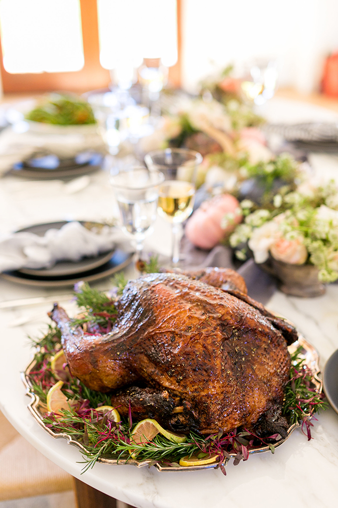 Oaxacan Spiced Turkey with Cumin Honey and Tomatillo Serrano Gravy