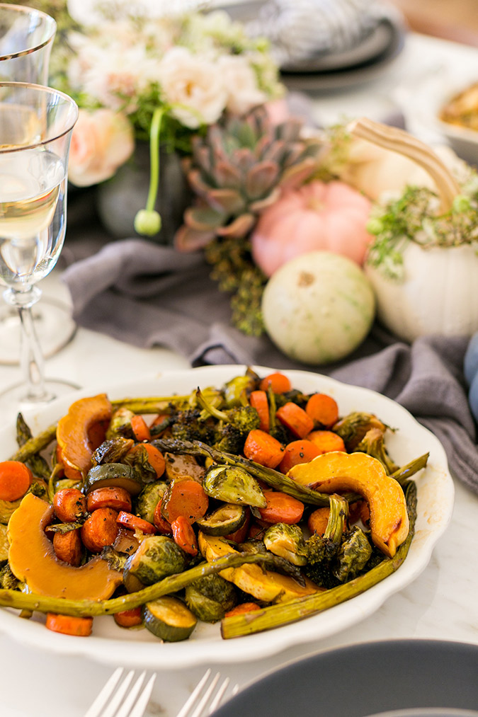 Honey glazed roasted veggies recipe