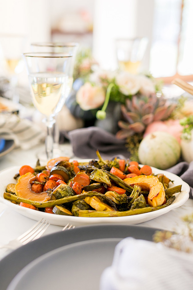 Yummy and simple honey glazed roasted veggies