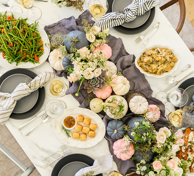 Inspired Idea: A Pastel Pumpkin Tablescape