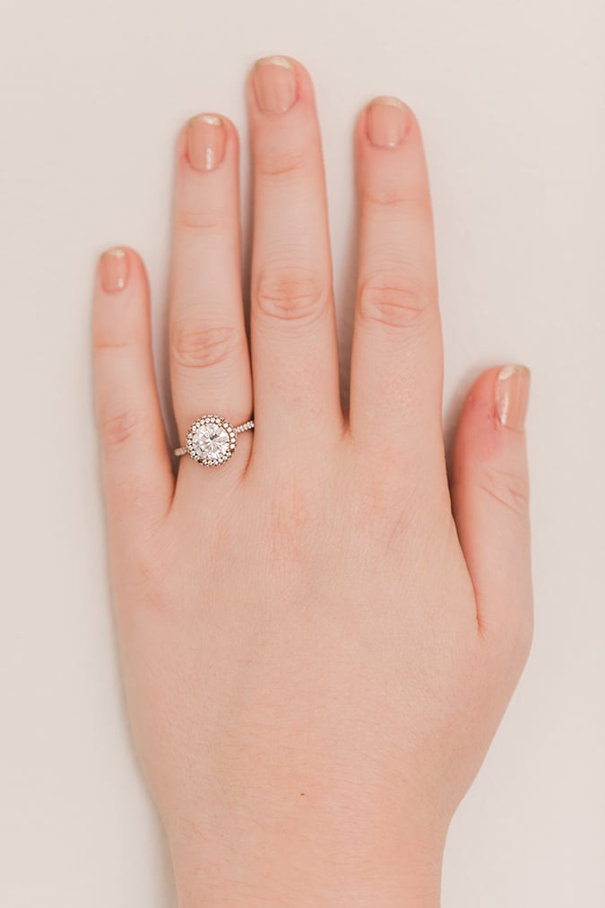 Every engagement ring has a perfect manicure pairing...