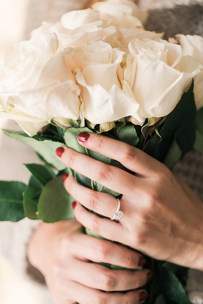 Our fave engagement rings + the manis to wear with them