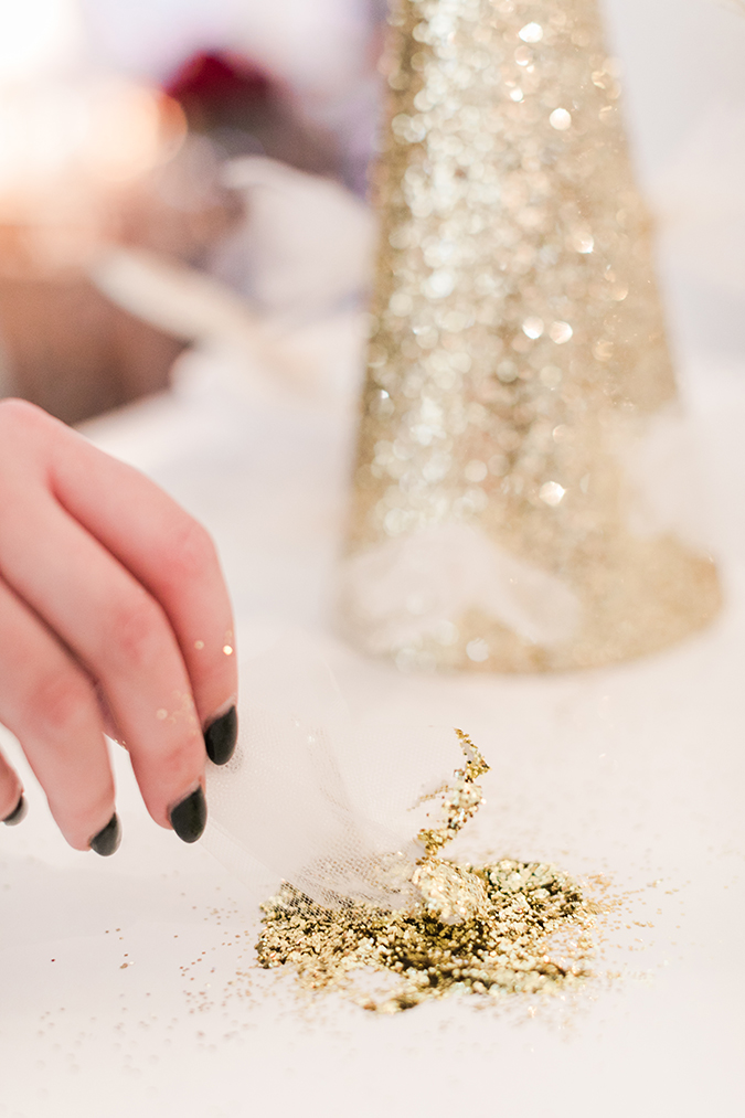 KateProp's cute and glittery tree topper for Christmas