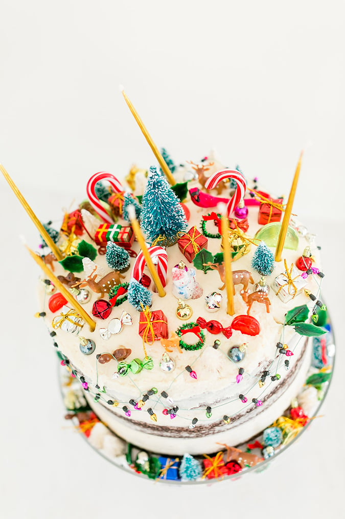 Lauren Conrad's Explosion Cake for the holidays
