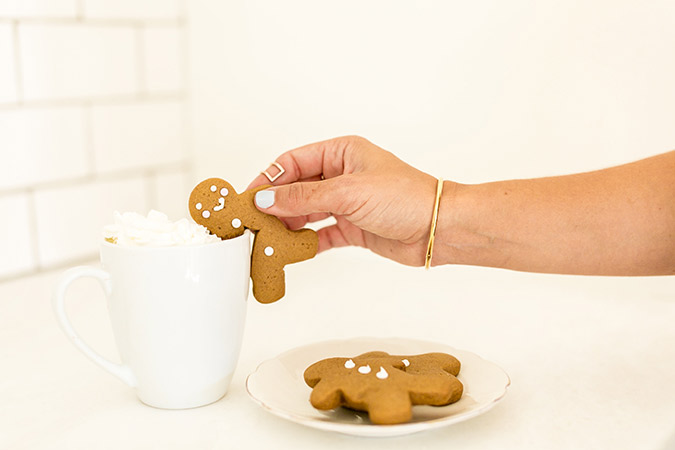 Gingerbread Man Cookie Mug Toppers