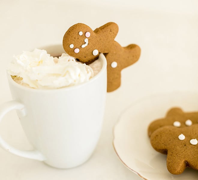 Edible Obsession: Gingerbread Man Mug Toppers