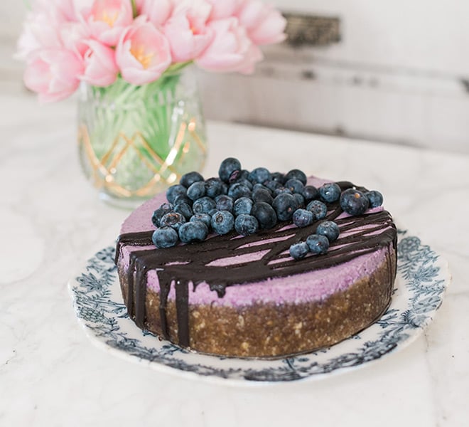 Recipe Box: Raw Vegan Blueberry Cheesecake