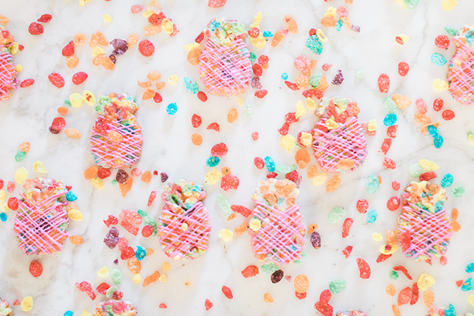 Fruity Pebbles rice krispies treats