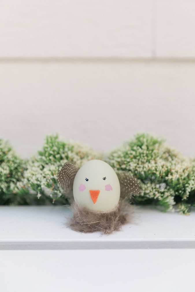 DIY Chick Easter Egg