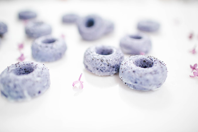 Recipe for lavender poppyseed donuts on LaurenConrad.com